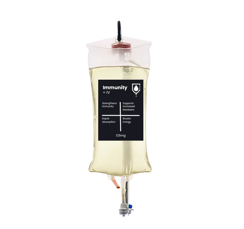 Immunity+ IV Treatment bag with vitamins and electrolytes